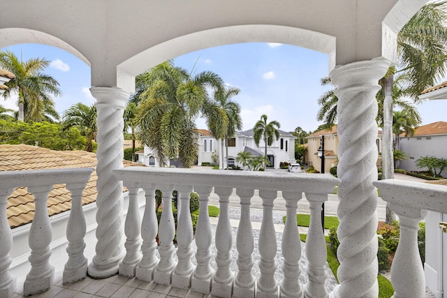 8168 Valhalla Dr, Delray Beach, FL 33446 - balcony featuring a residential view