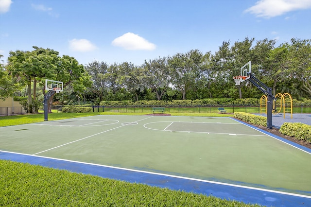 8168 Valhalla Dr, Delray Beach, FL 33446 - view of sport court with community basketball court and view of scattered trees