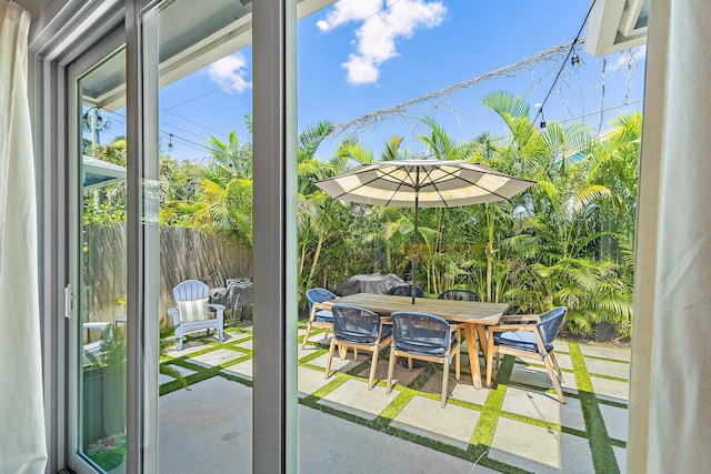 17742 Evangeline Ave, Jupiter, FL 33458 - view of doorway to outside
