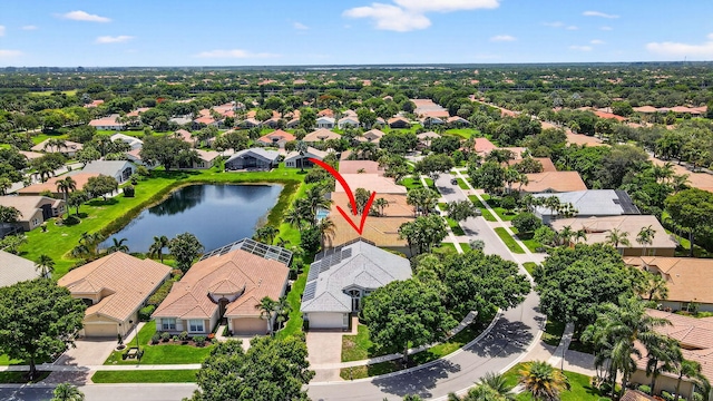 11291 Barca Blvd, Boynton Beach, FL 33437 - aerial perspective of suburban area with a large body of water
