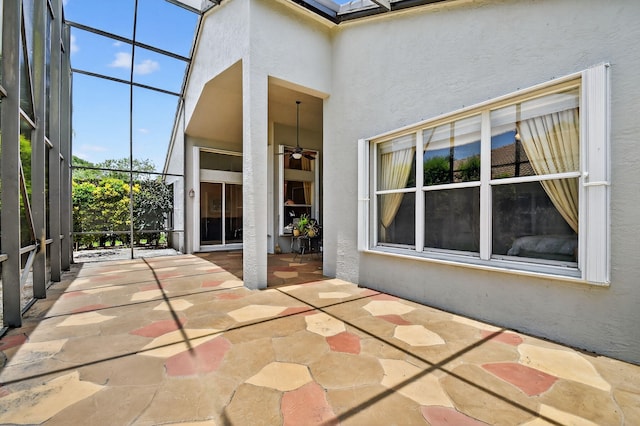 11291 Barca Blvd, Boynton Beach, FL 33437 - view of patio / terrace with a ceiling fan