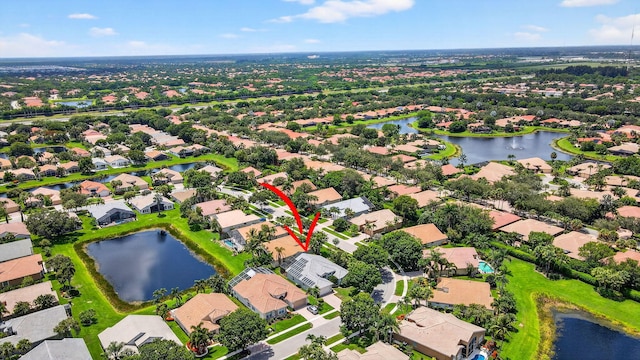 11291 Barca Blvd, Boynton Beach, FL 33437 - aerial perspective of suburban area featuring a large body of water