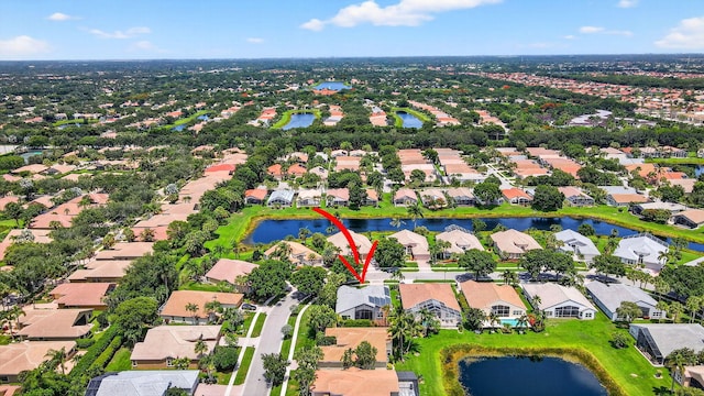 11291 Barca Blvd, Boynton Beach, FL 33437 - aerial view of property and surrounding area with nearby suburban area and a large body of water