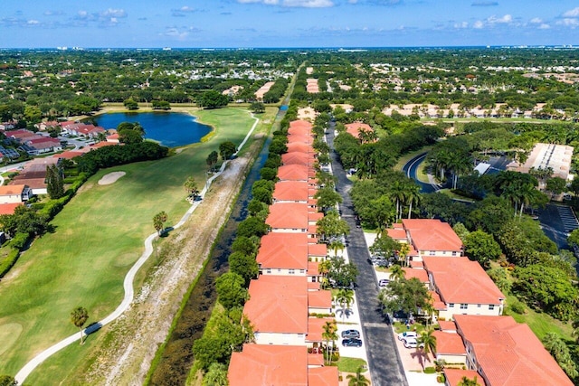 12480 Crystal Pointe Dr Unit 102, Boynton Beach, FL 33437 - aerial perspective of suburban area with a golf club and a nearby body of water