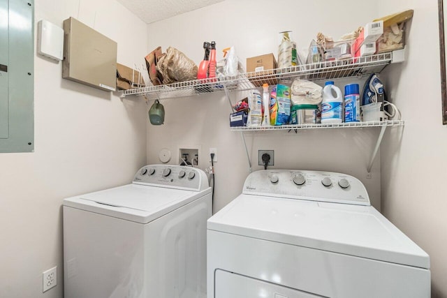 12480 Crystal Pointe Dr Unit 102, Boynton Beach, FL 33437 - washroom featuring washing machine and dryer and electric panel