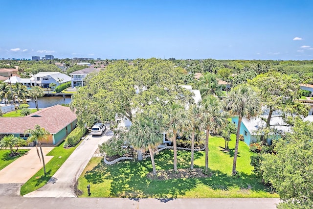 2438 Inland Cove Rd, Palm Beach Gardens, FL 33410 - aerial view of residential area featuring a nearby body of water