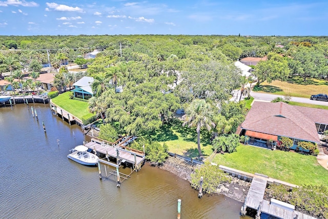 2438 Inland Cove Rd, Palm Beach Gardens, FL 33410 - aerial view of a forest and a large body of water
