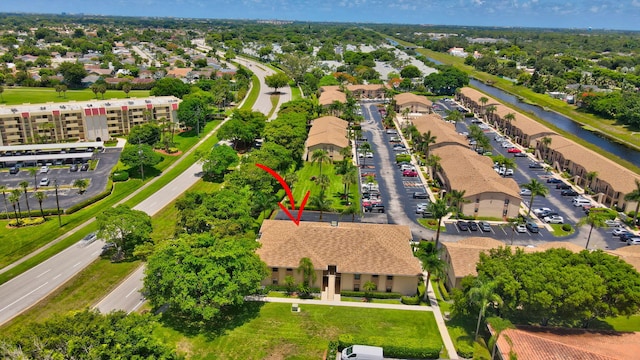 9521 Boca Cove Cir Unit 508, Boca Raton, FL 33428 - aerial view of a nearby body of water