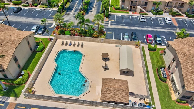 9521 Boca Cove Cir Unit 508, Boca Raton, FL 33428 - aerial view of a pool area