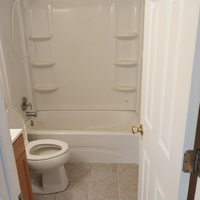 2482 SE Floresta Dr, Port Saint Lucie, FL 34984 - bathroom with vanity, tile patterned floors, and  shower combination
