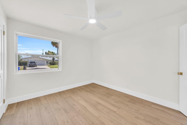 400 Riverside Dr, Palm Beach Gardens, FL 33410 - empty room featuring hardwood / wood-style floors and ceiling fan