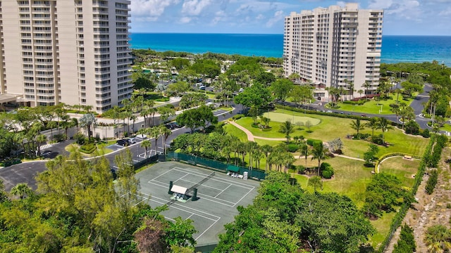 4101 N Ocean Blvd Unit 908, Boca Raton, FL 33431 - drone / aerial view of apartment complex / building and a nearby body of water