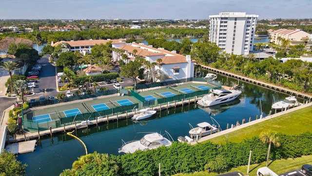 4101 N Ocean Blvd Unit 908, Boca Raton, FL 33431 - drone / aerial view of a large body of water