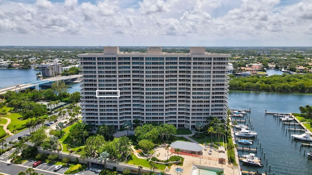 4101 N Ocean Blvd Unit 908, Boca Raton, FL 33431 - view of apartment building / complex featuring a water view
