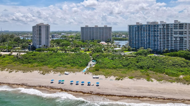 4101 N Ocean Blvd Unit 908, Boca Raton, FL 33431 - drone / aerial view of expansive coastline