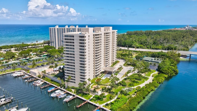 4101 N Ocean Blvd Unit 908, Boca Raton, FL 33431 - bird's eye view of a nearby body of water and apartment complex