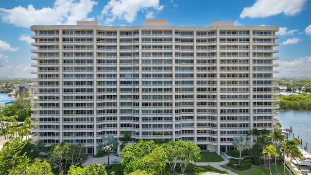 4101 N Ocean Blvd Unit 908, Boca Raton, FL 33431 - view of apartment building / complex with a water view