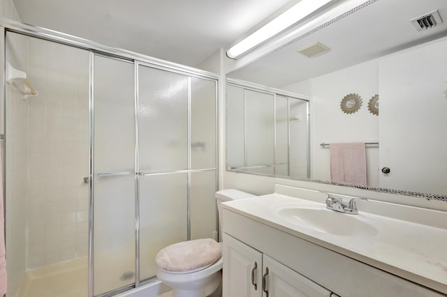 1102 Green Pine Blvd Unit A1, West Palm Beach, FL 33409 - bathroom featuring vanity and a shower stall