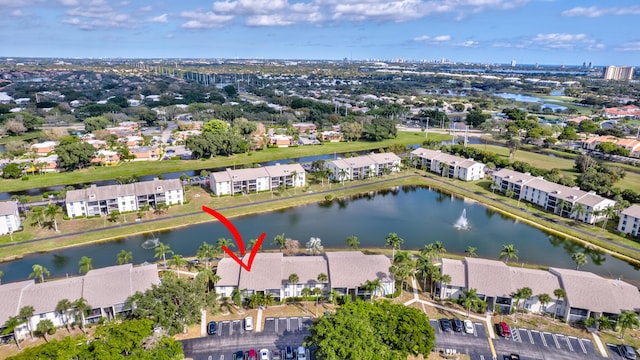 1102 Green Pine Blvd Unit A1, West Palm Beach, FL 33409 - view of property location with nearby suburban area and a nearby body of water