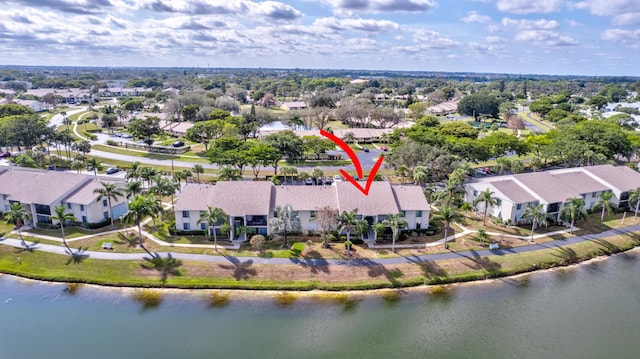 1102 Green Pine Blvd Unit A1, West Palm Beach, FL 33409 - view of property location with a large body of water and nearby suburban area