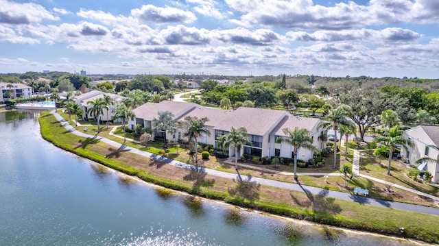1102 Green Pine Blvd Unit A1, West Palm Beach, FL 33409 - aerial view of residential area featuring a large body of water