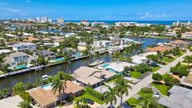 1555 SE 7th St, Deerfield Beach, FL 33441 - aerial view of residential area featuring a nearby body of water