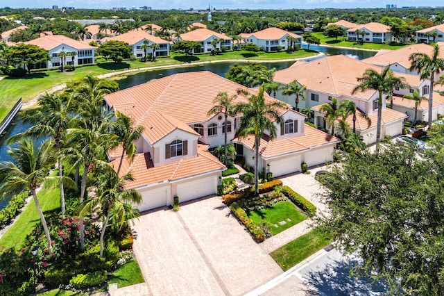 112 Palm Bay Dr Unit A, Palm Beach Gardens, FL 33418 - aerial perspective of suburban area featuring a nearby body of water