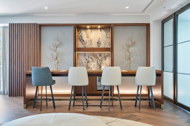 200 SE Mizner Blvd Unit 514, Boca Raton, FL 33432 - bar area featuring recessed lighting