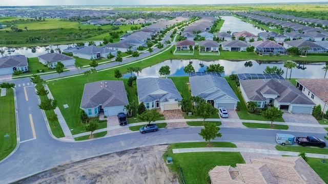 12736 SW Cattleya Ln, Port Saint Lucie, FL 34987 - aerial view of residential area featuring a nearby body of water