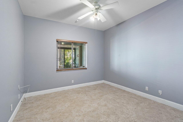 7141 Charleston Point Dr, Lake Worth, FL 33467 - unfurnished room featuring ceiling fan and light carpet