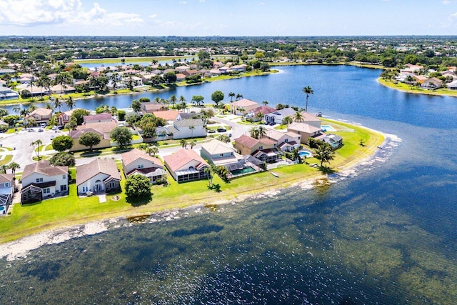 7141 Charleston Point Dr, Lake Worth, FL 33467 - aerial perspective of suburban area featuring a large body of water