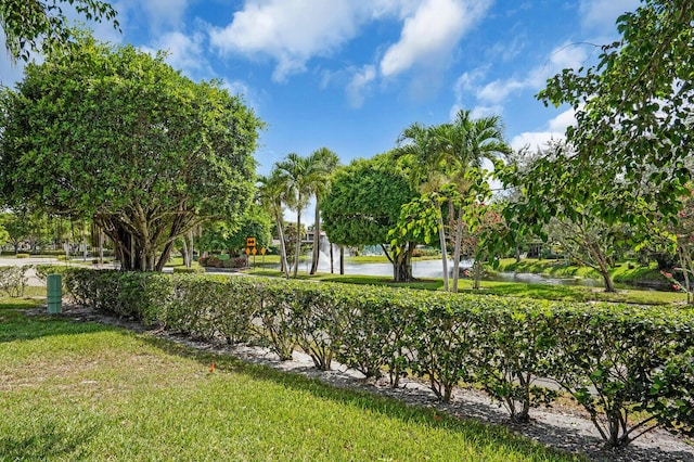 3741 English D Ln Unit D, Lake Worth, FL 33467 - view of grassy yard with a water view