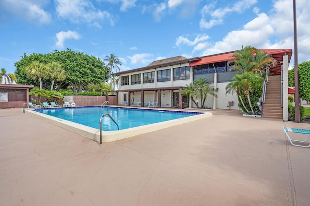 3741 English D Ln Unit D, Lake Worth, FL 33467 - community pool featuring stairs and a patio