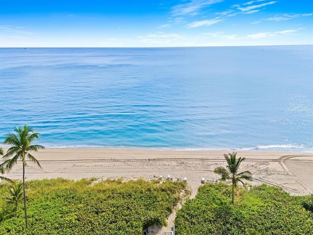 3310 S Ocean Blvd Unit 928D, Highland Beach, FL 33487 - water view featuring local beach