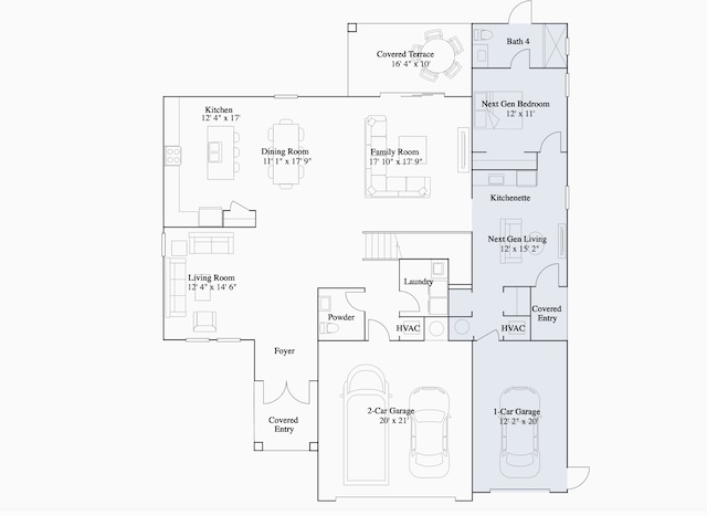 12240 SW 44th Ct, Davie, FL 33330 - view of property floor plan