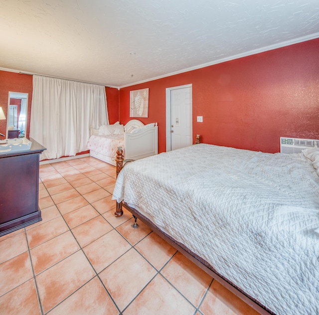 624 10th Ave N, Lake Worth Beach, FL 33460 - tiled bedroom featuring crown molding