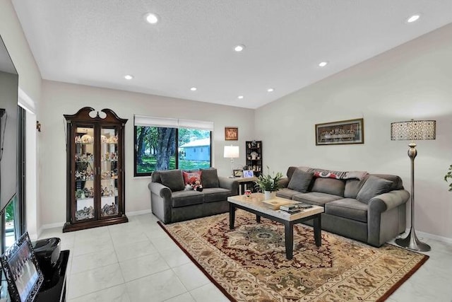 18619 Breezy Palm Way, Boca Raton, FL 33496 - living area with recessed lighting and light tile patterned floors