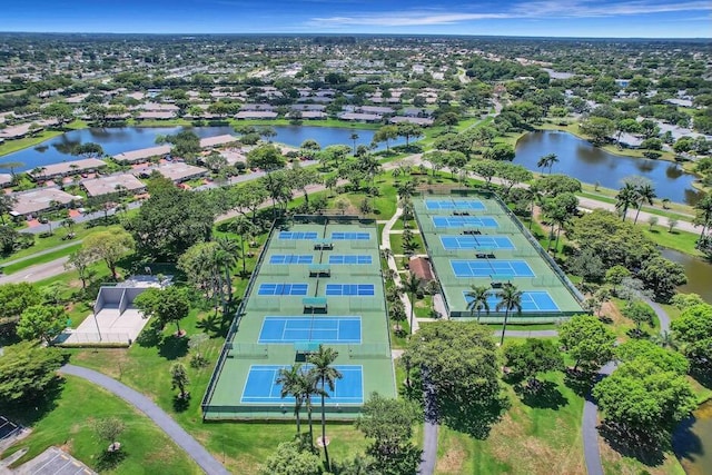 18619 Breezy Palm Way, Boca Raton, FL 33496 - aerial view of residential area featuring a nearby body of water