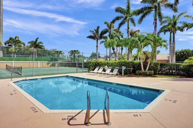 8140 Palm Gate Dr, Boynton Beach, FL 33436 - community pool with a tennis court