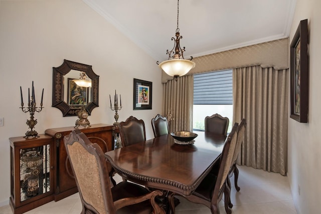 7052 Cataluna Cir, Delray Beach, FL 33446 - dining room featuring light tile patterned floors and crown molding