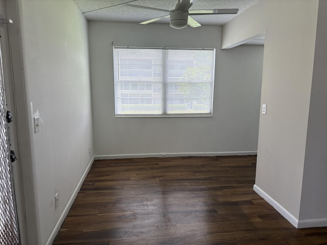 613 Fanshaw O Unit 613O, Boca Raton, FL 33434 - unfurnished room with wood finished floors and a ceiling fan
