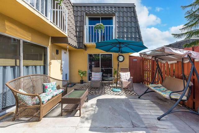 22164 Boca Rancho Dr Unit D, Boca Raton, FL 33428 - patio / terrace featuring a patio area and outdoor lounge area
