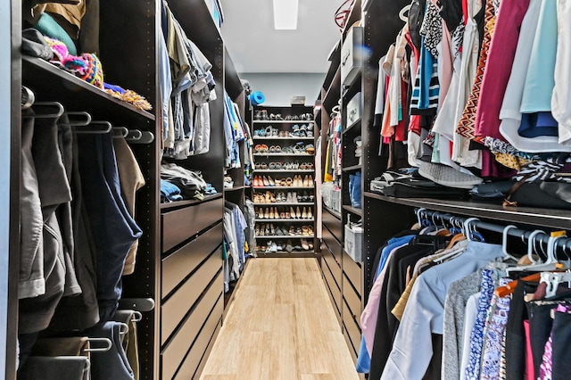 7486 Greenville Cir, Lake Worth, FL 33467 - walk in closet featuring wood finished floors