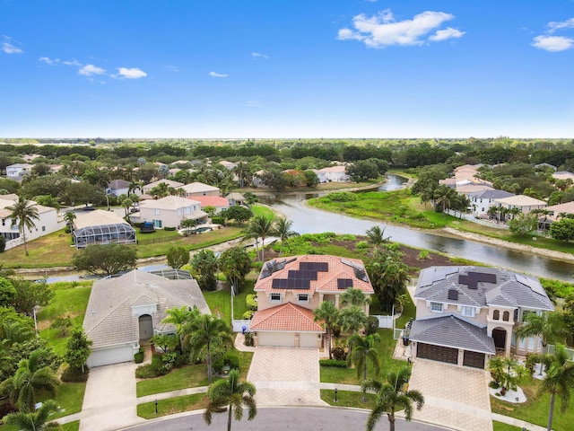 7486 Greenville Cir, Lake Worth, FL 33467 - aerial perspective of suburban area with a large body of water