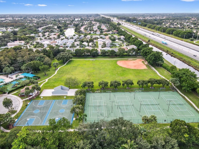 7486 Greenville Cir, Lake Worth, FL 33467 - aerial perspective of suburban area featuring a nearby body of water