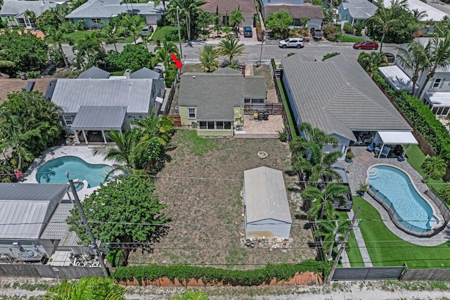 720 N Ocean Breeze, Lake Worth Beach, FL 33460 - aerial perspective of suburban area with a pool