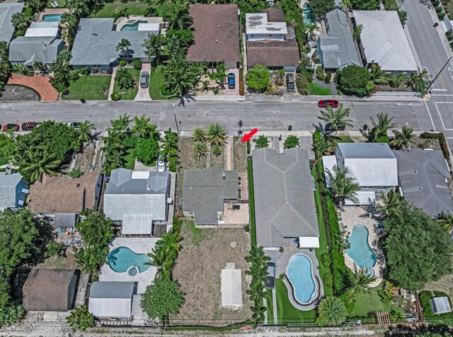 720 N Ocean Breeze, Lake Worth Beach, FL 33460 - aerial overview of property's location with nearby suburban area