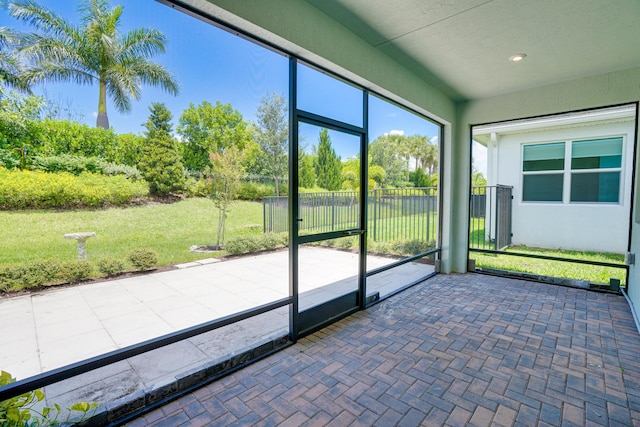 11687 SW Viridian Blvd, Port Saint Lucie, FL 34987 - view of unfurnished sunroom