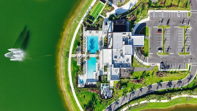 11687 SW Viridian Blvd, Port Saint Lucie, FL 34987 - aerial view of a pool area and a nearby body of water