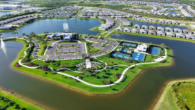 11687 SW Viridian Blvd, Port Saint Lucie, FL 34987 - aerial view of property's location featuring a large body of water and nearby suburban area